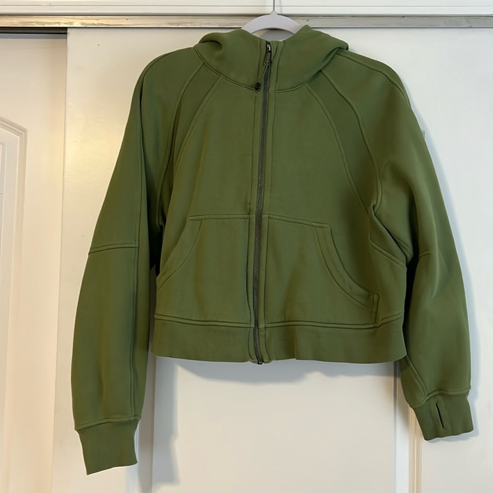 Lululemon Cropped Full Zip Scuba
